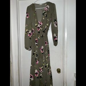 long floral dress